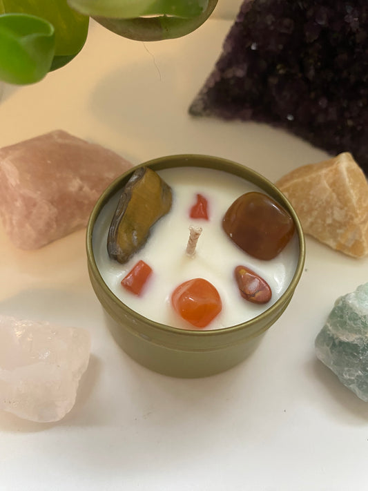 Mini Sacral Chakra  - Creativity Intention Candle