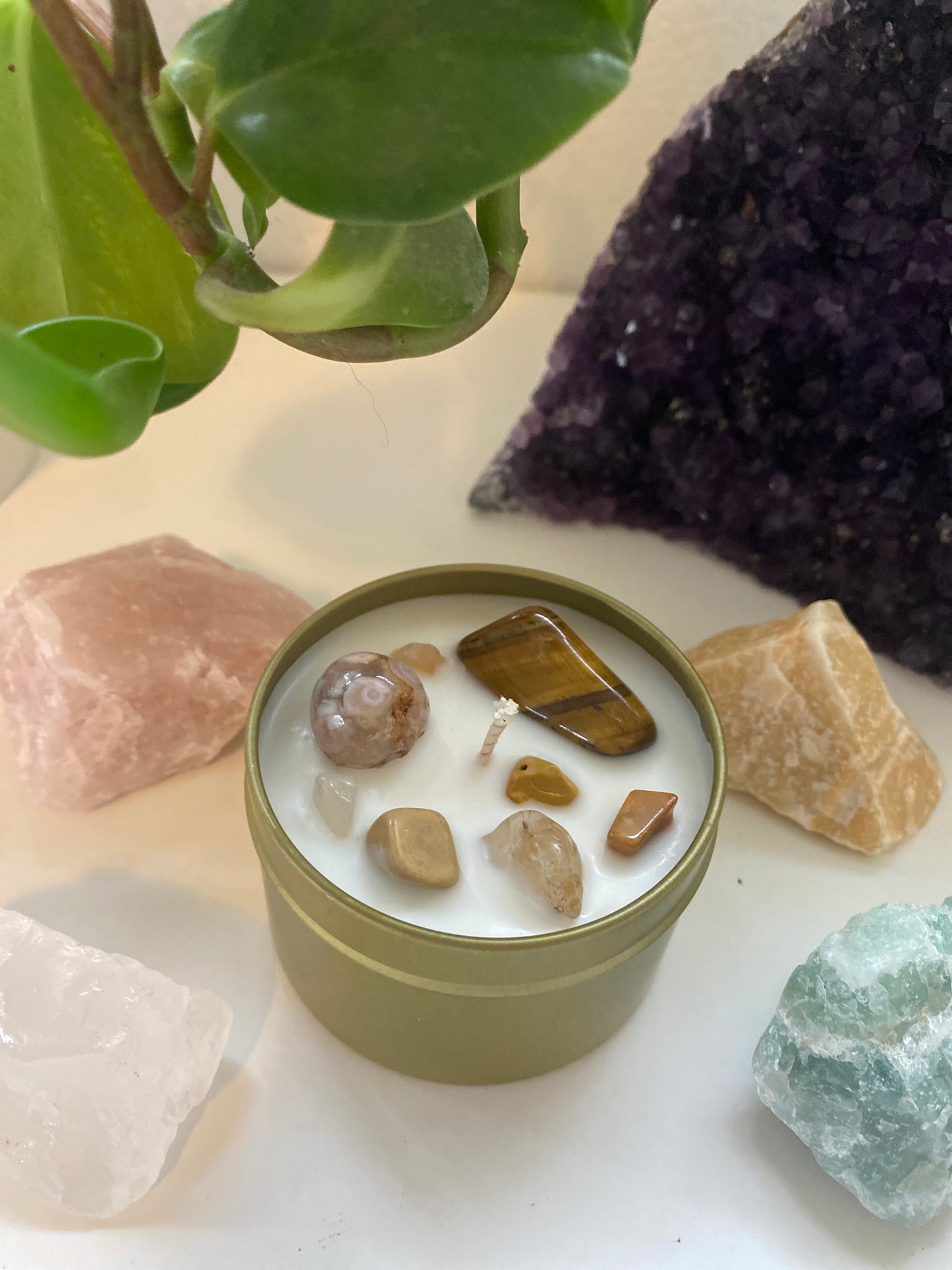 Mini Solar Plexus Chakra - Purpose Intention Candle